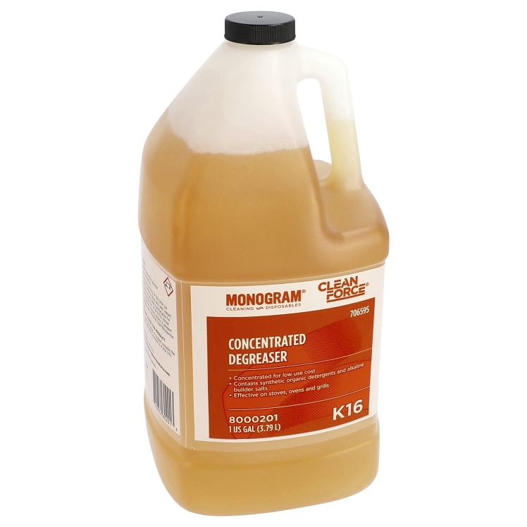 CLEAN FORCE DEGREASER, ALL PURPOSE K16 LIQUID JUG YELLOW