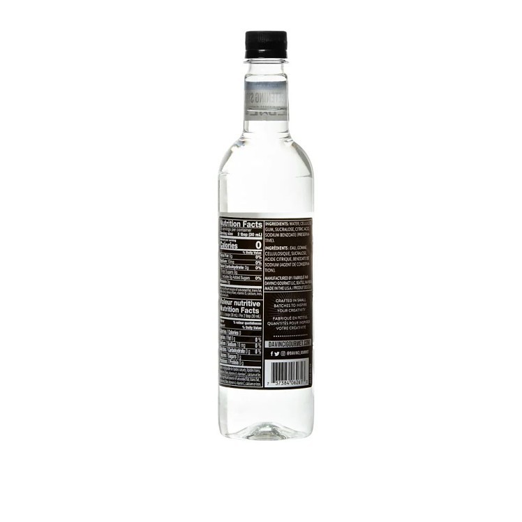 DA VINCI SUGAR FREE SWEETENER SYRUP SYRUP