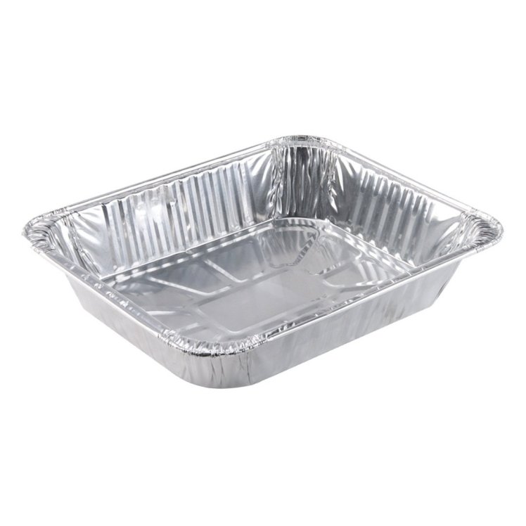 CRYSTAL WARE PAN, STATE TABLE FOIL 1/2 SIZE SQUARE