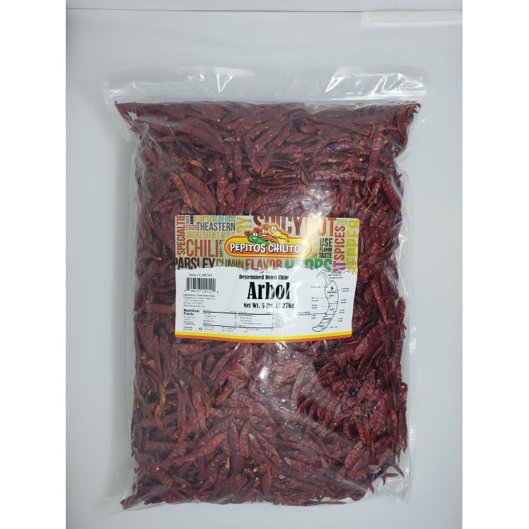 PEPITOS CHILITOS PEPPER, CHILI DE ARBOL WHOLE WITHOUT