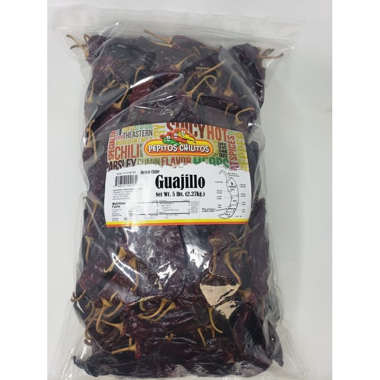 PEPITOS CHILITOS PEPPER, CHILI GUAJILLO WHOLE DRIED