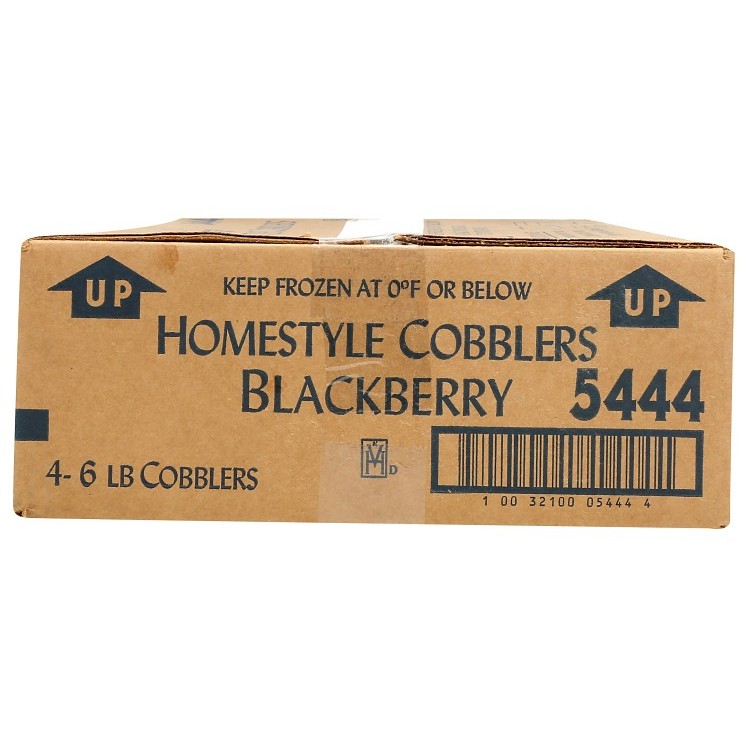 CHEF PIERRE BLACKBERRY HOMESTYLE COBBLER 1/4 SHEET UNSLICED
