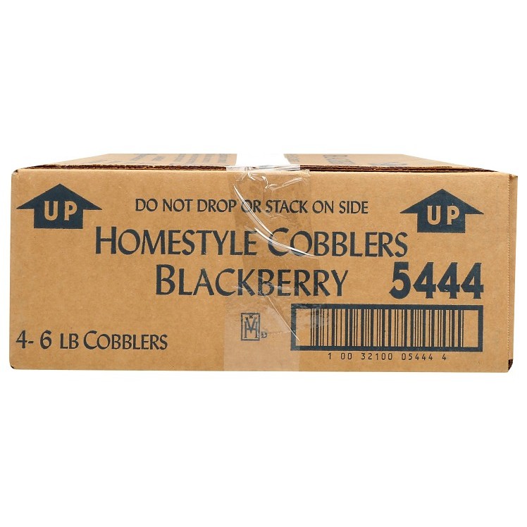 CHEF PIERRE BLACKBERRY HOMESTYLE COBBLER 1/4 SHEET UNSLICED
