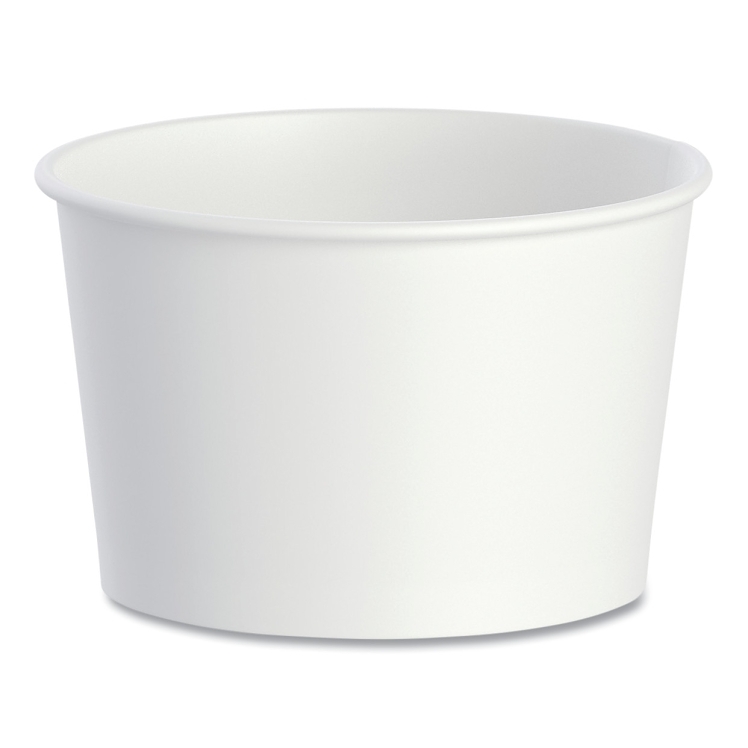 SOLO 8 OZ DOUBLE POLY PAPER FOOD CONTAINER