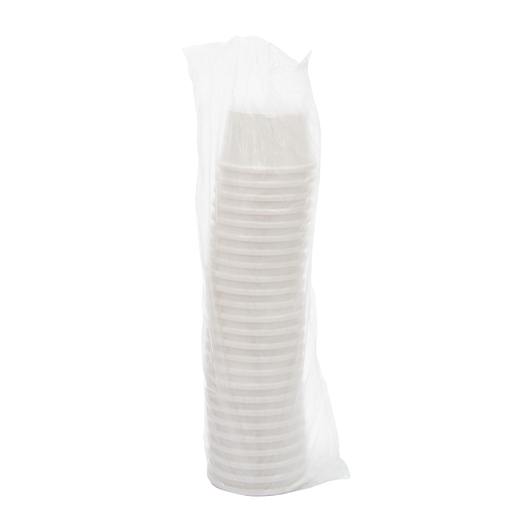 SOLO 8 OZ DOUBLE POLY PAPER FOOD CONTAINER