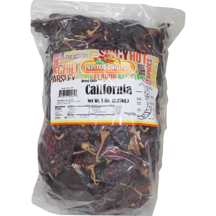 PEPITOS CHILITOS PEPPER, CHILI CALIFORNIA WHOLE DRIED