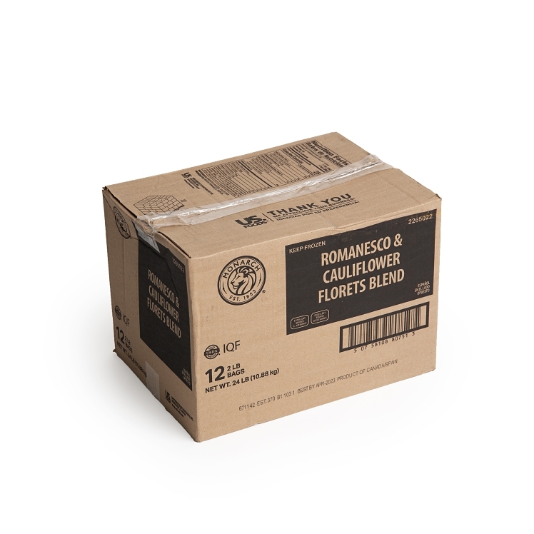 MONARCH BROCCOLI ROMANESCO CAULIFLOWER VEGETABLE BLEND