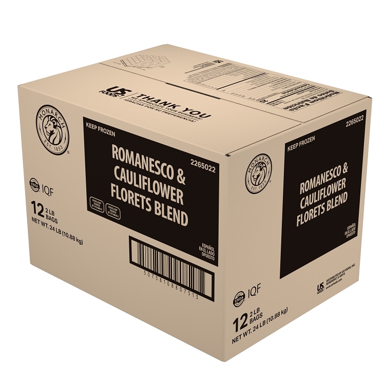 MONARCH BROCCOLI ROMANESCO CAULIFLOWER VEGETABLE BLEND