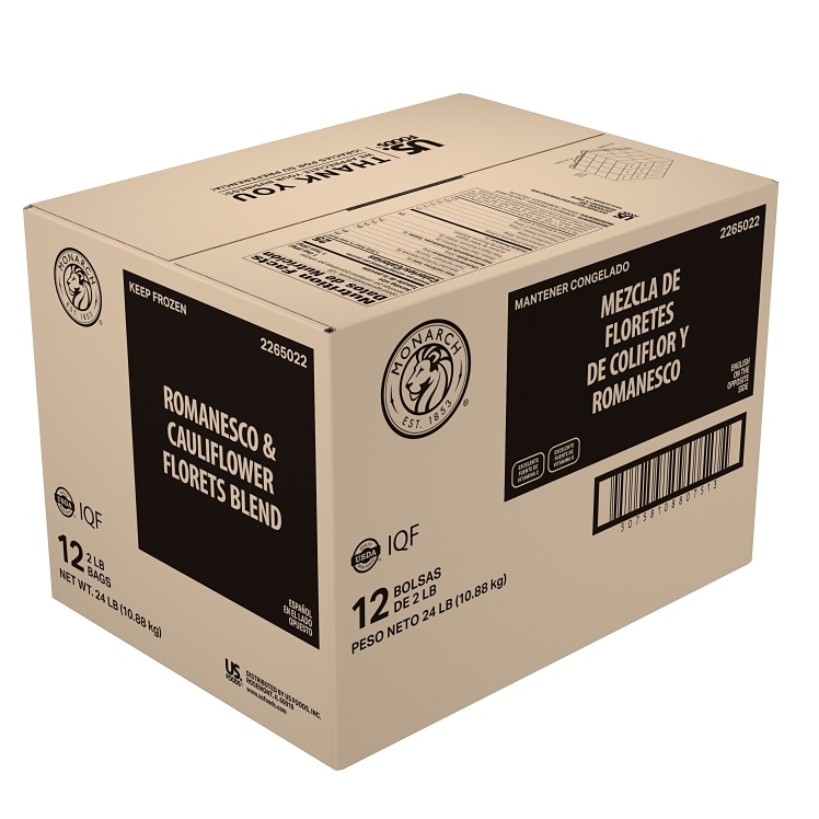 MONARCH BROCCOLI ROMANESCO CAULIFLOWER VEGETABLE BLEND