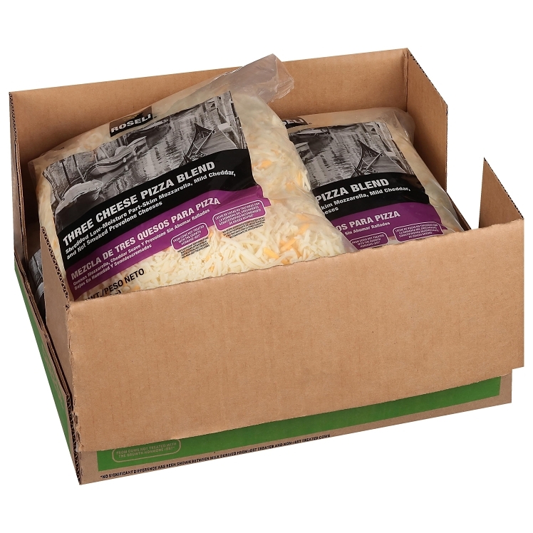 ROSELI THREE CHEESE PIZZA BLEND FEATHER SHREDDED