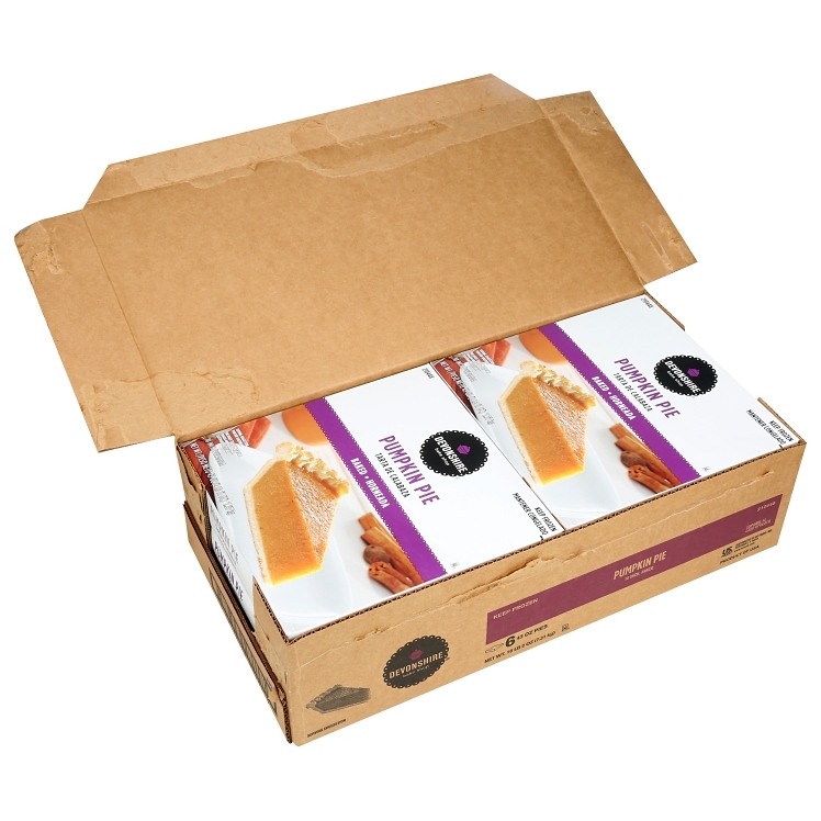 DEVONSHIRE PUMPKIN PIE 10 INCHES BAKED UNSLICED