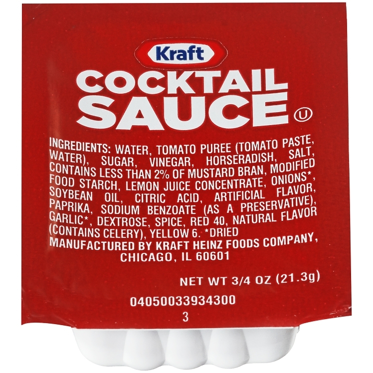 KRAFT COCKTAIL SAUCE CUPS
