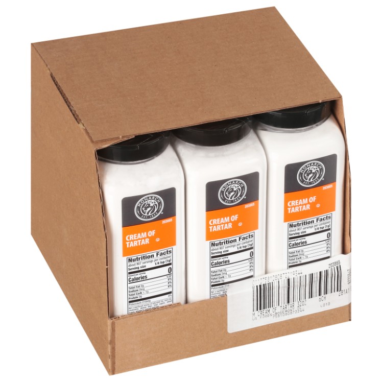 MONARCH SPICE, CREAM OF TARTAR POWDER PLASTIC