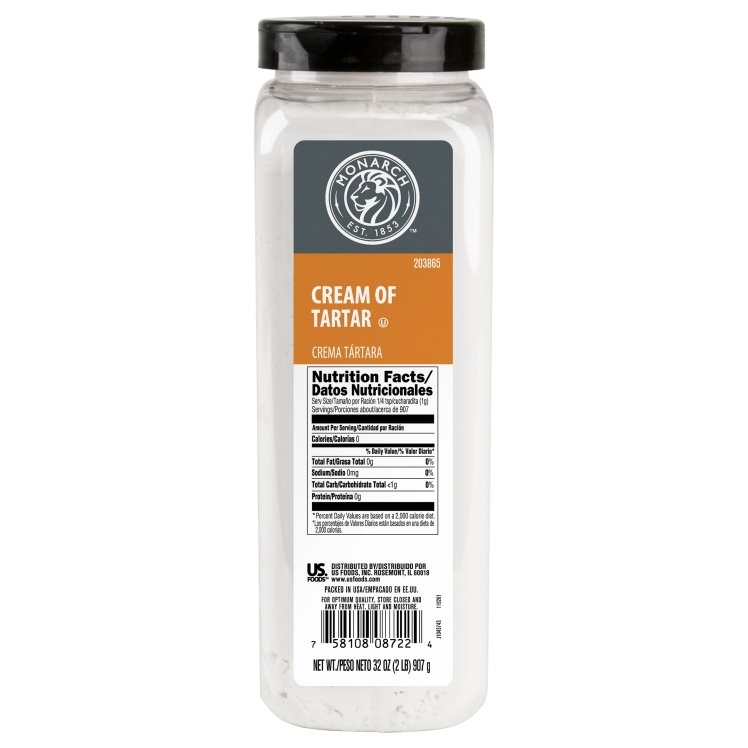 MONARCH SPICE, CREAM OF TARTAR POWDER PLASTIC