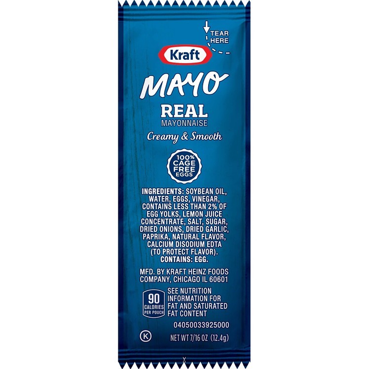 KRAFT MAYONNAISE PACKETS