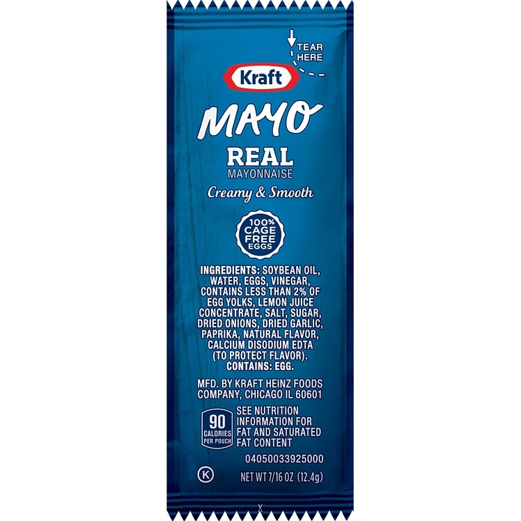 KRAFT MAYONNAISE PACKETS