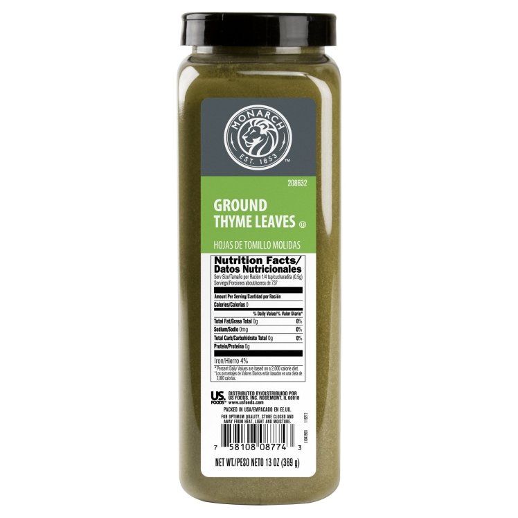 Monarch Ground Thyme in Plastic Shaker Bottle