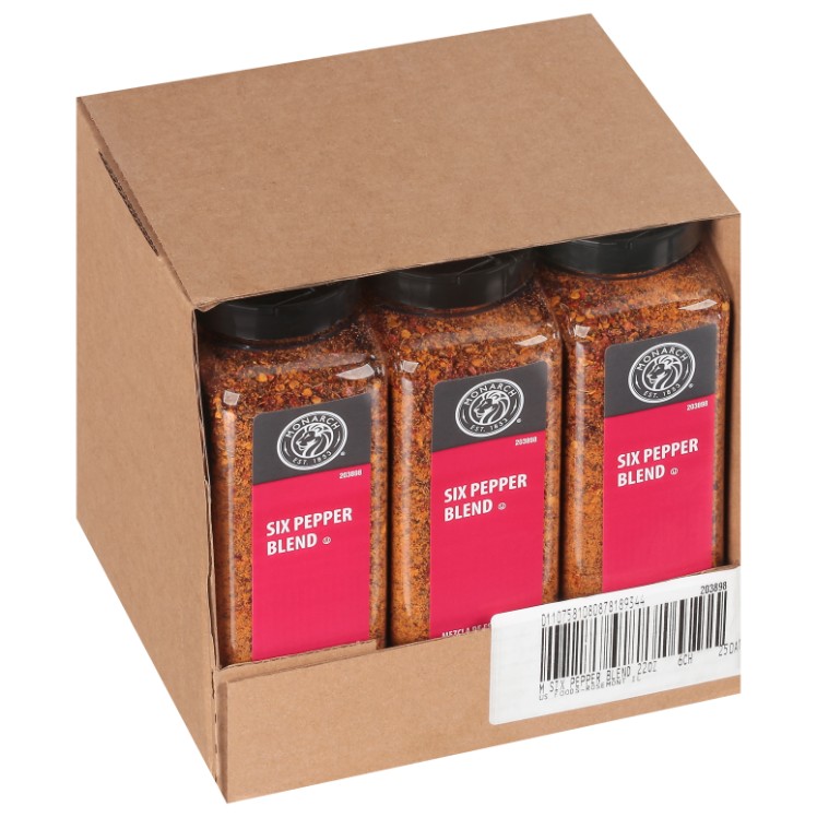 MONARCH SEASONING 6 PEPPER BLEND GROUND