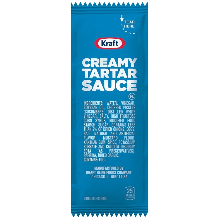 Kraft Single Serve Creamy Tartar Sauce