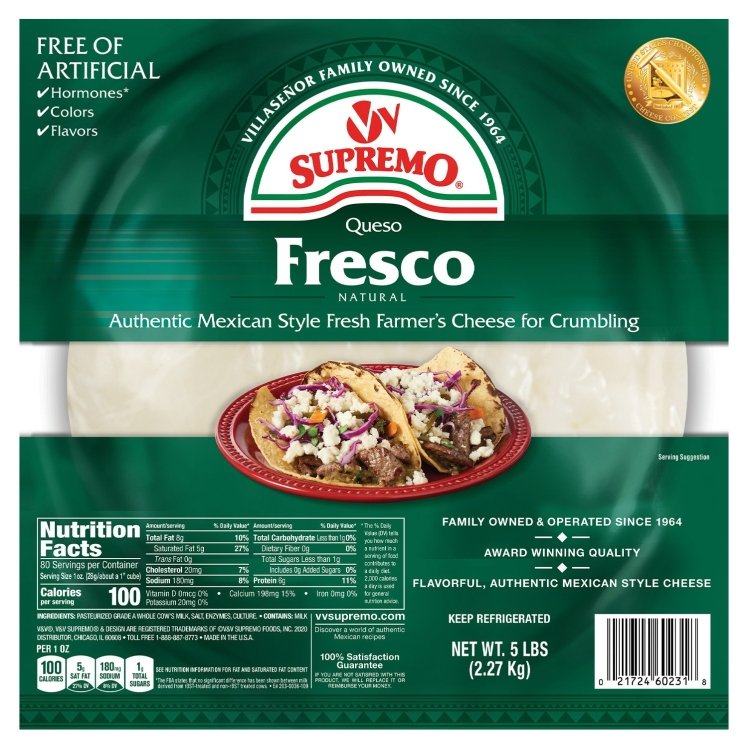 SUPREMO QUESO FRESCO WHEEL