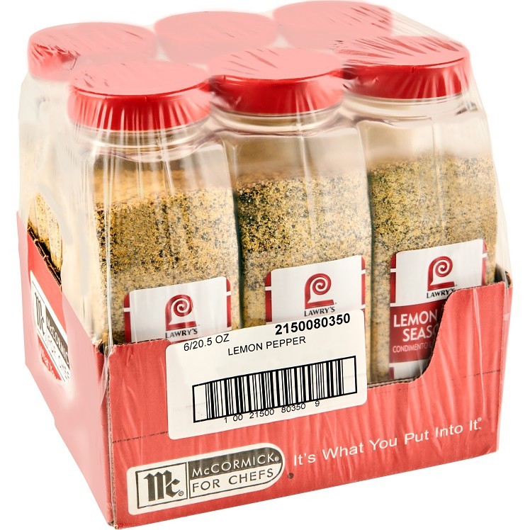 LAWRY'S SHELF STABLE LEMON PEPPER SEASONING