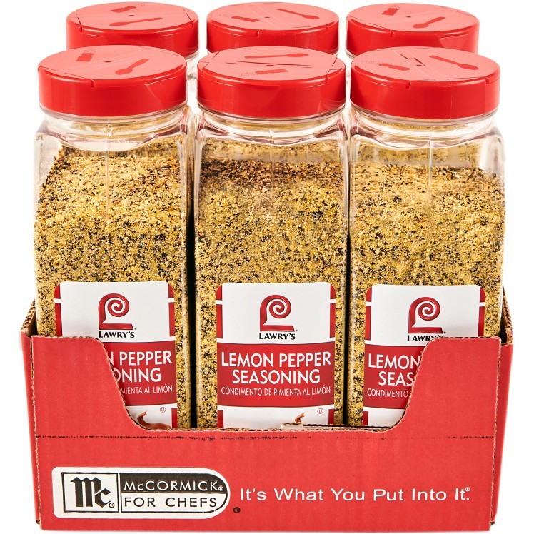 LAWRY'S SHELF STABLE LEMON PEPPER SEASONING