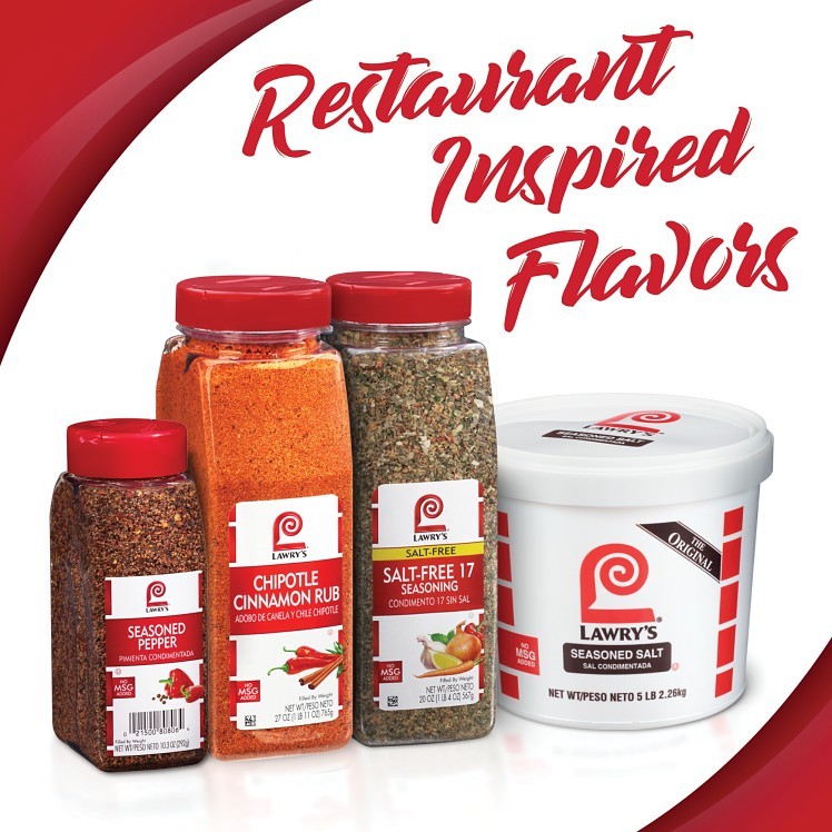 LAWRY'S SHELF STABLE LEMON PEPPER SEASONING