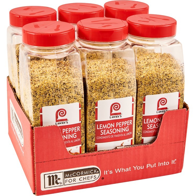 LAWRY'S SHELF STABLE LEMON PEPPER SEASONING