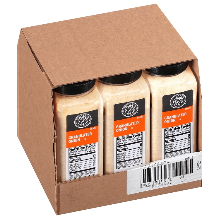 MONARCH PLASTIC SHAKER ONION GRANULATED SPICE