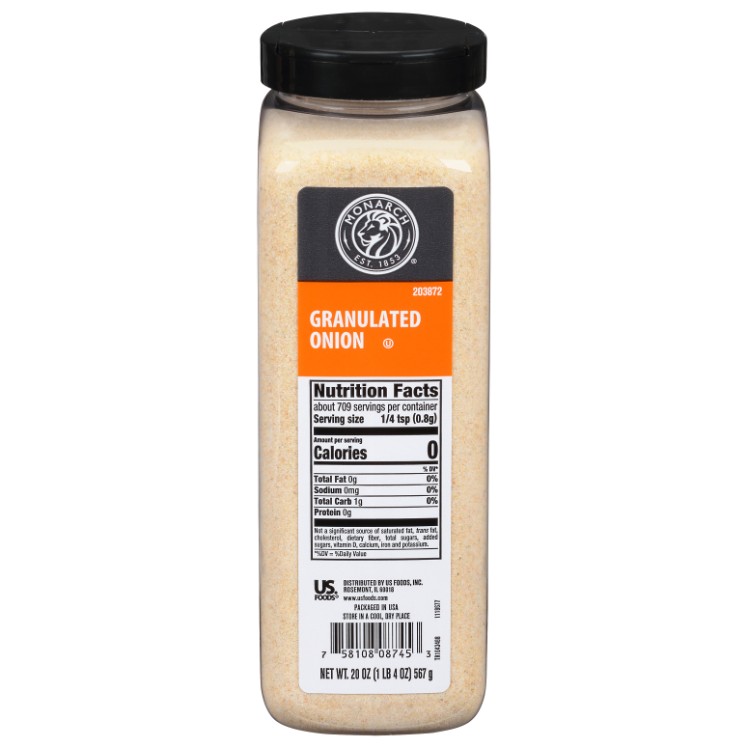 MONARCH PLASTIC SHAKER ONION GRANULATED SPICE