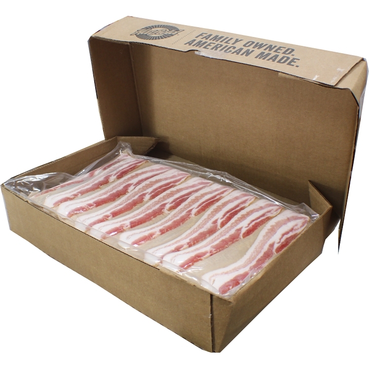 CHEF PLEASER BACON PORK 14-18 COUNT SMOKED RAW