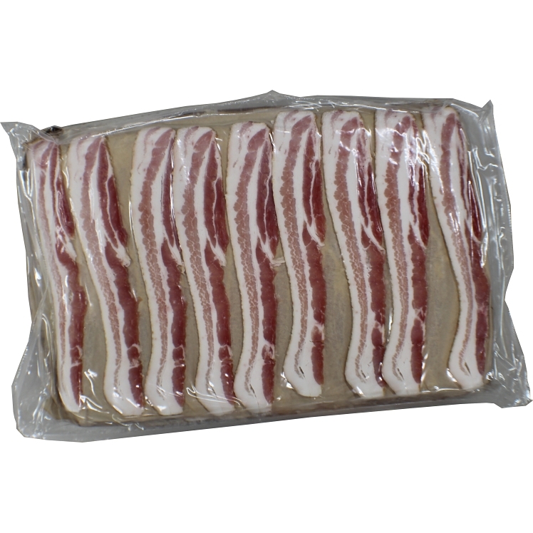 CHEF PLEASER BACON PORK 14-18 COUNT SMOKED RAW