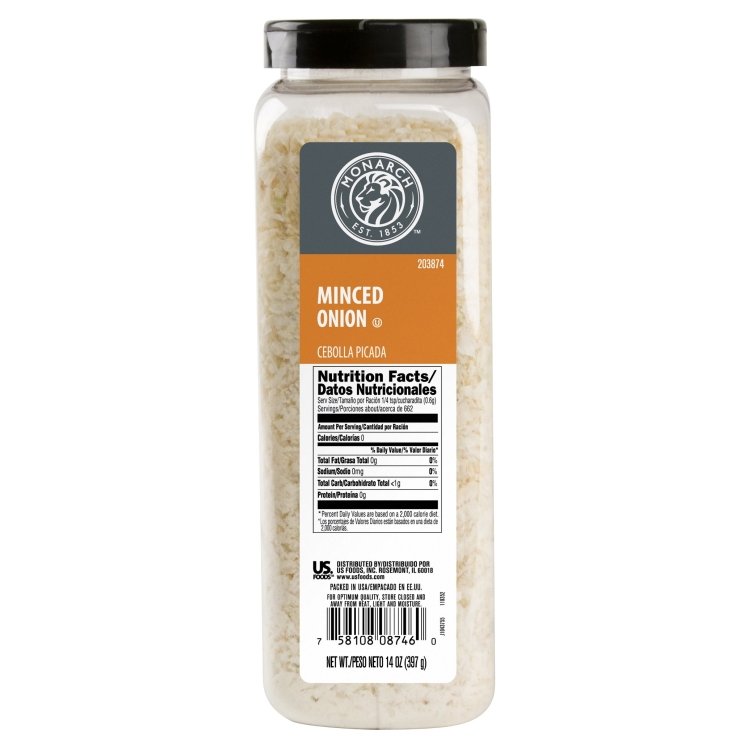 MONARCH ONION MINCED SPICE PLASTIC SHAKER