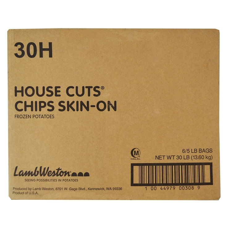 HOUSE CUTS FROZEN NATURAL POTATO CHIPS