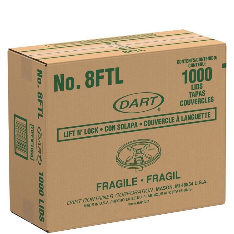 DART LIFT N' LOCK LIDS FOR 6-10 OZ CUPS