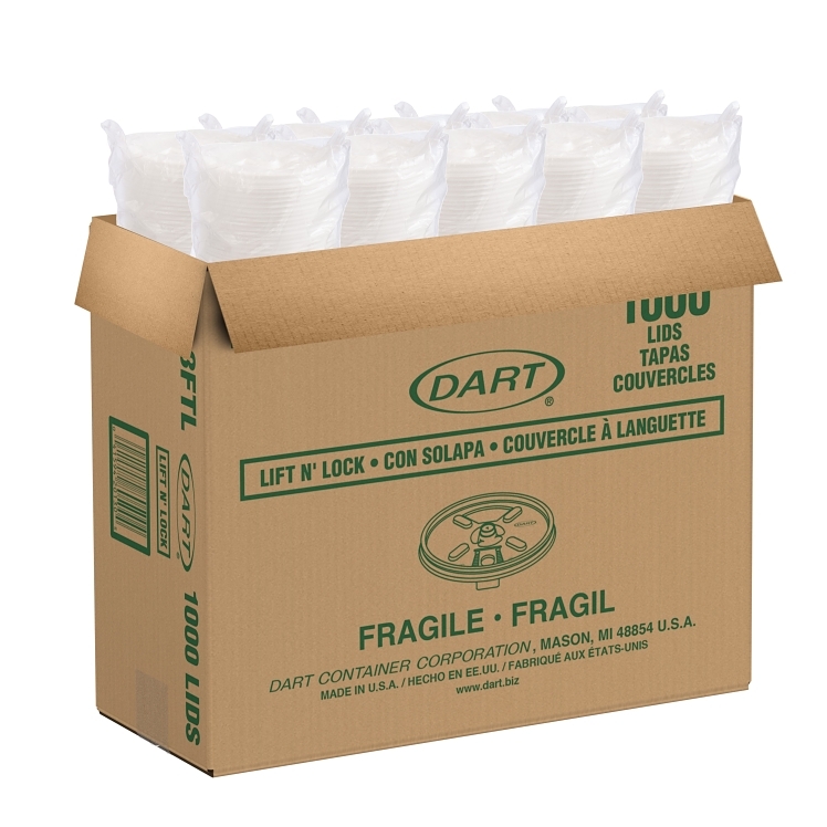 DART LIFT N' LOCK LIDS FOR 6-10 OZ CUPS