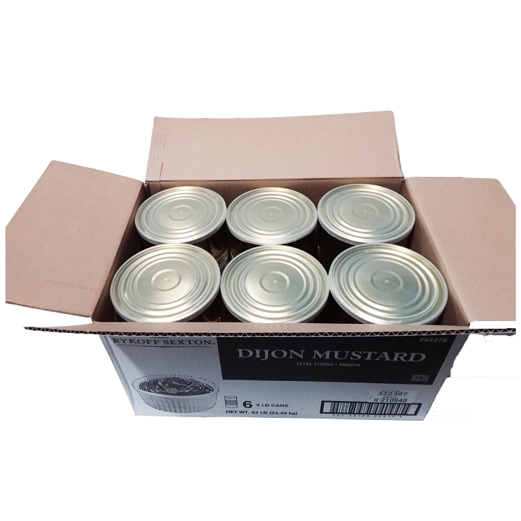 RYKOFF SEXTON MUSTARD, DIJON EXTRA STRONG CAN SHELF