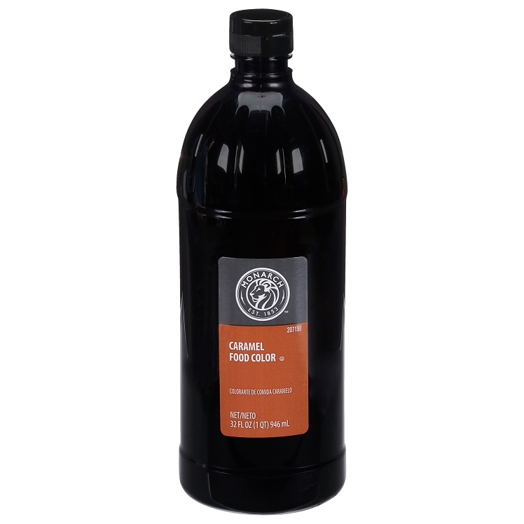 MONARCH FOOD COLORING CARAMEL LIQUID BOTTLE
