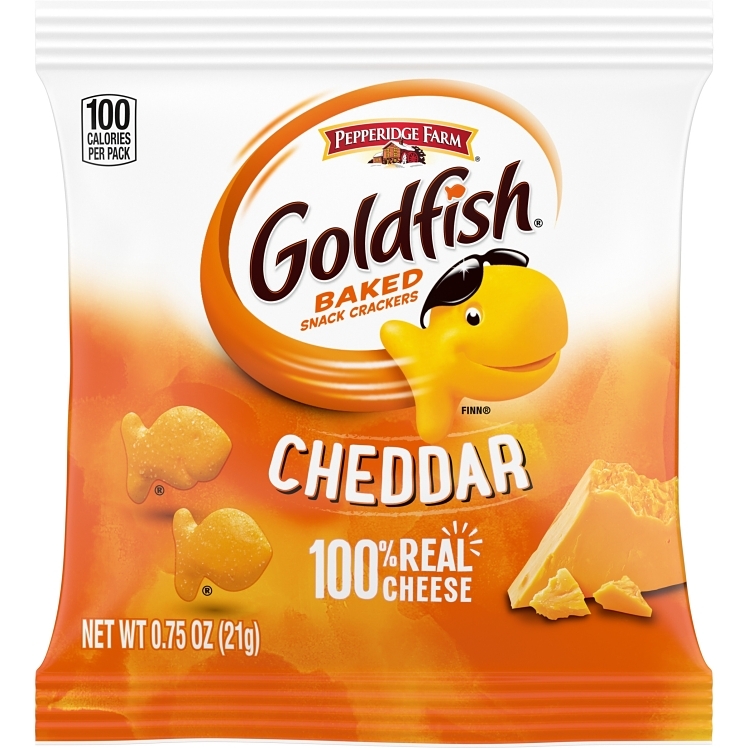 PEPPERIDGE FARM GOLDFISH SHAPED CHEDDAR CRACKER