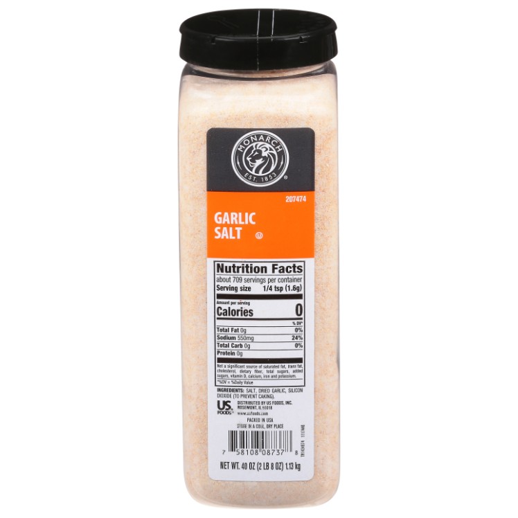 MONARCH PLASTIC GARLIC SALT GRANULE SPICE