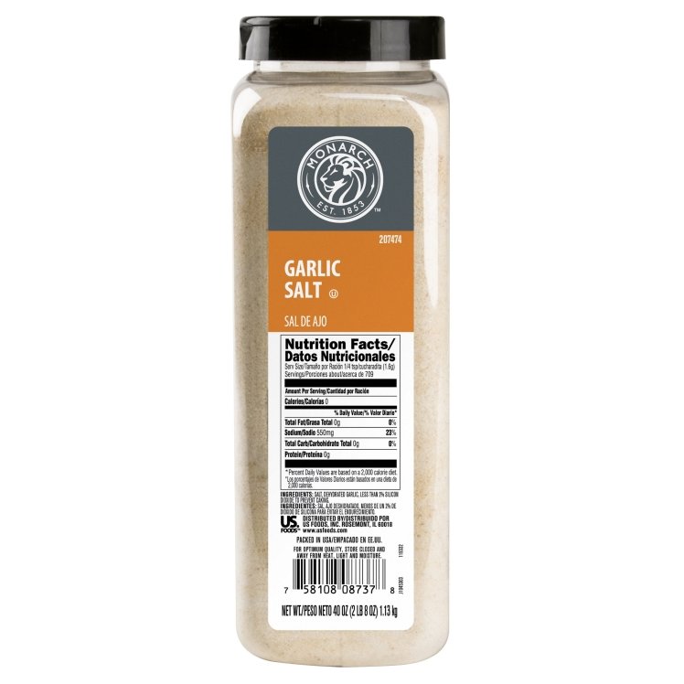 MONARCH PLASTIC GARLIC SALT GRANULE SPICE