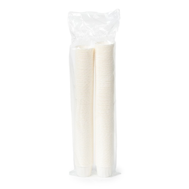 MONOGRAM CUP PAPER 1 OZ WHITE PLATED