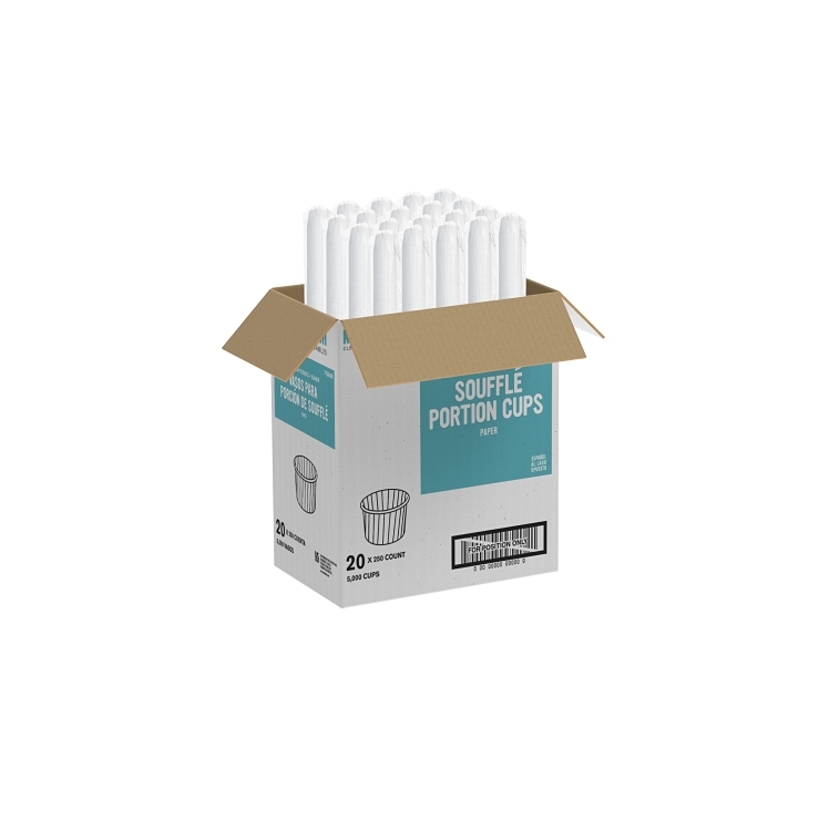 MONOGRAM CUP PAPER 1 OZ WHITE PLATED