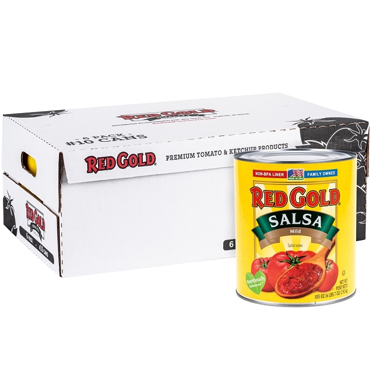 RED GOLD SALSA MILD CANNED SHELF STABLE SAUCE