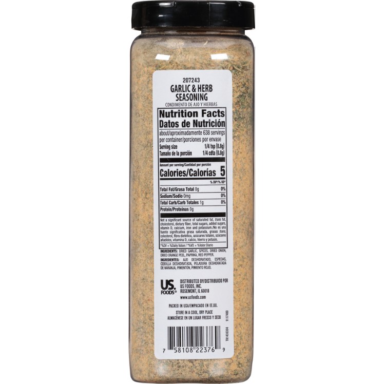 MONARCH GRANULATED GARLIC HERB  SEASONING
