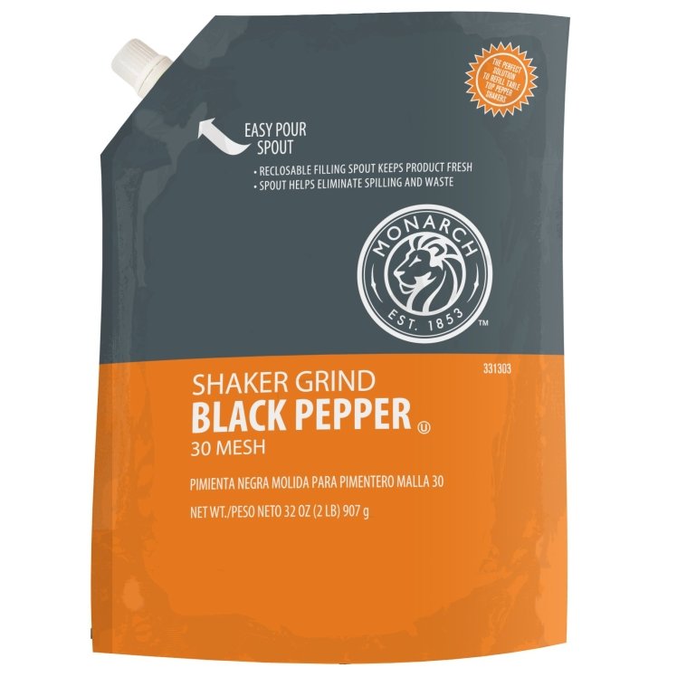 MONARCH GROUND BLACK PEPPER POUCH 30M