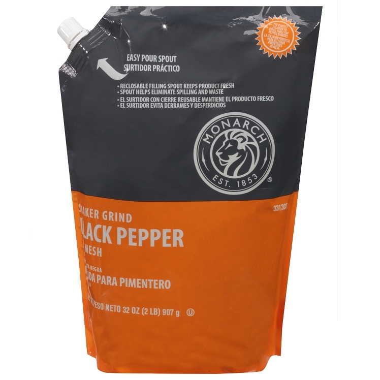 MONARCH GROUND BLACK PEPPER POUCH 30M