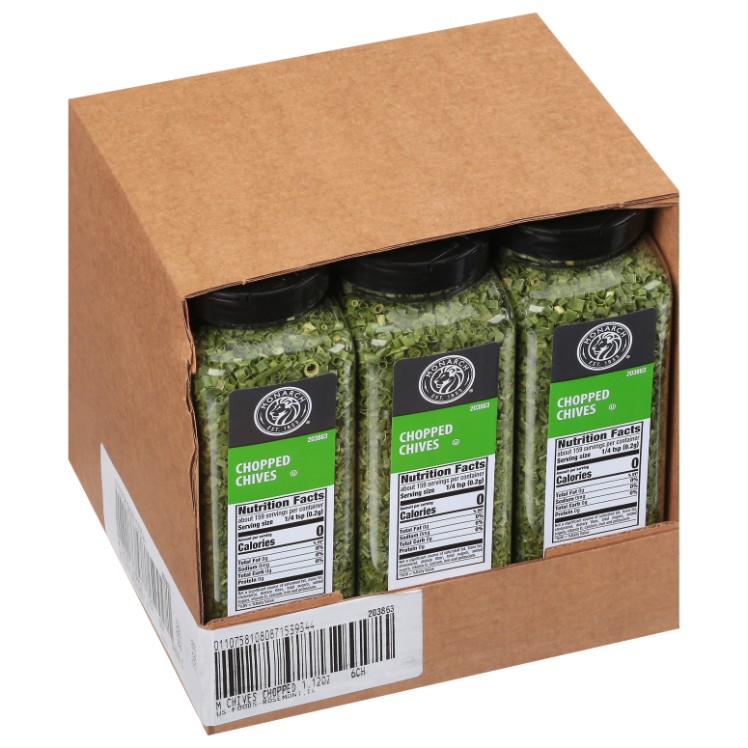 MONARCH CHOPPED CHIVE SPICE PLASTIC SHAKER