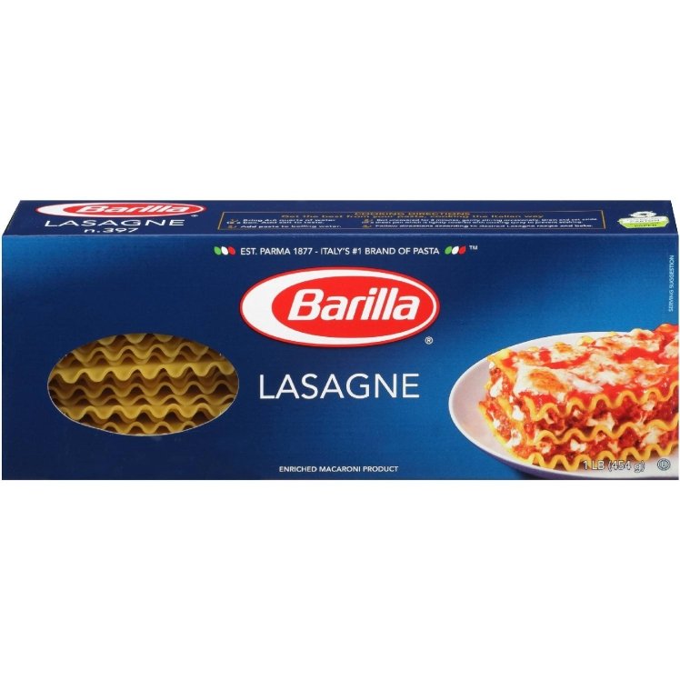 BARILLA LARGE SMOOTH CURLY EDGE PASTA