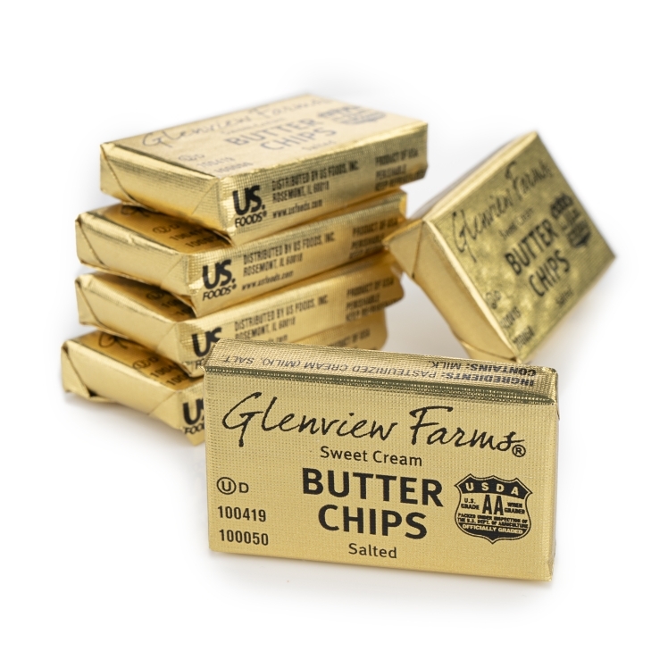 GLENVIEW FARMS BUTTER CONTINENTAL CHIP SALTED 47 COUNT SINGLE SERVING CUPS